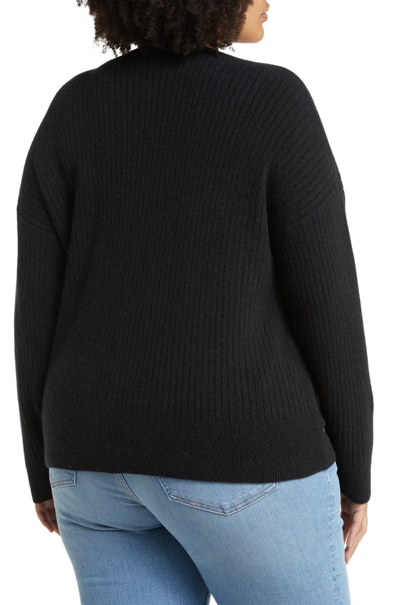 Madewell Cameron Rib Coziest Yarn Cardigan Sweater, Alternate, color, 