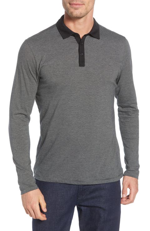 Renwick Regular Fit Long Sleeve Polo