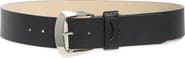 Steve Madden Smooth Faux Leather Belt