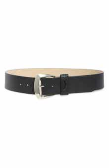 Steve Madden Smooth Faux Leather Belt