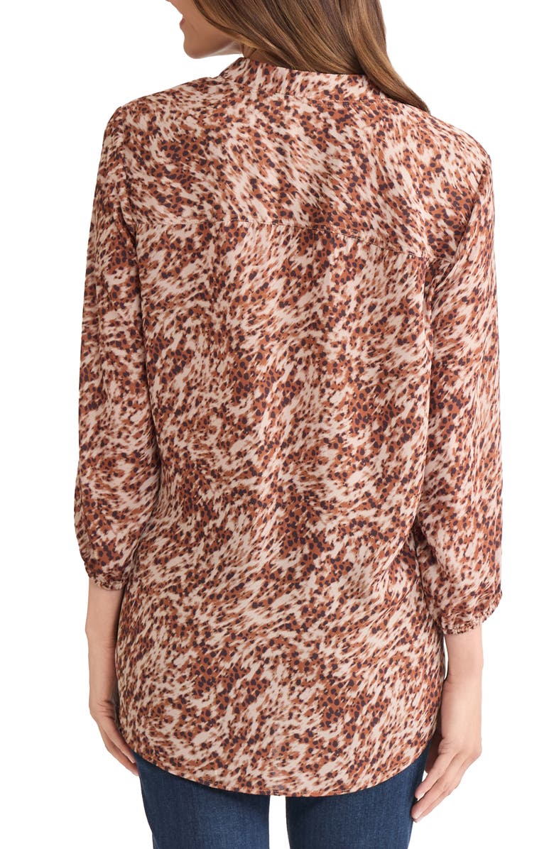 Jones New York Leopard Print Tunic, Alternate, color, 