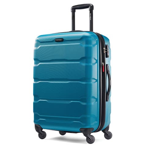 Omni PC Checked-Medium 24-Inch Hardside Expandable Luggage with Spinner Wheels
