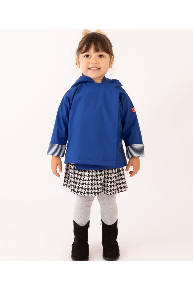 Hooded Favorite Rain Jacket, Alternate, color, Nautical Blue