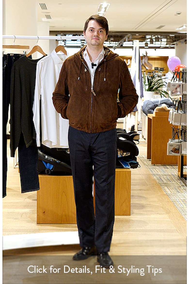 Sylas Hooded Suede Jacket video