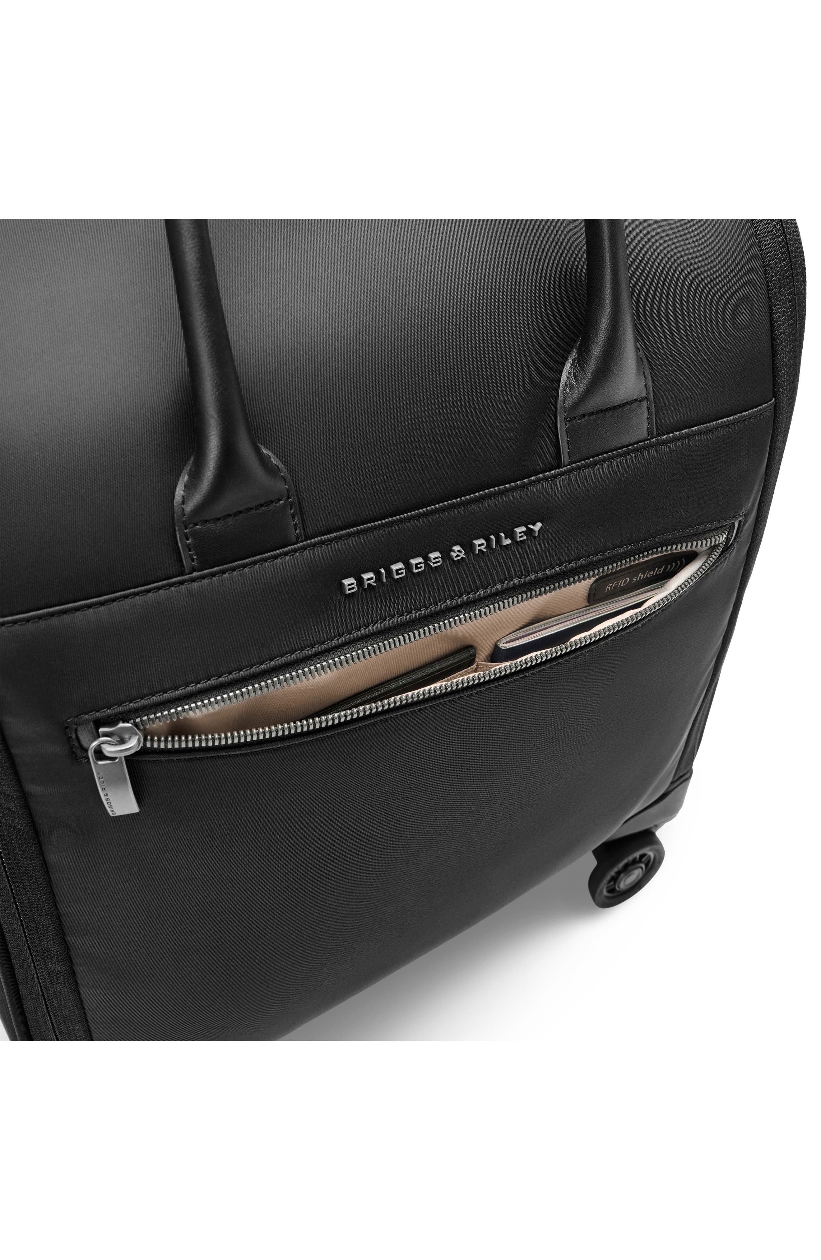 Briggs & Riley Rhapsody Cabin Spinner Carry-On Suitcase, Alternate, color, Black