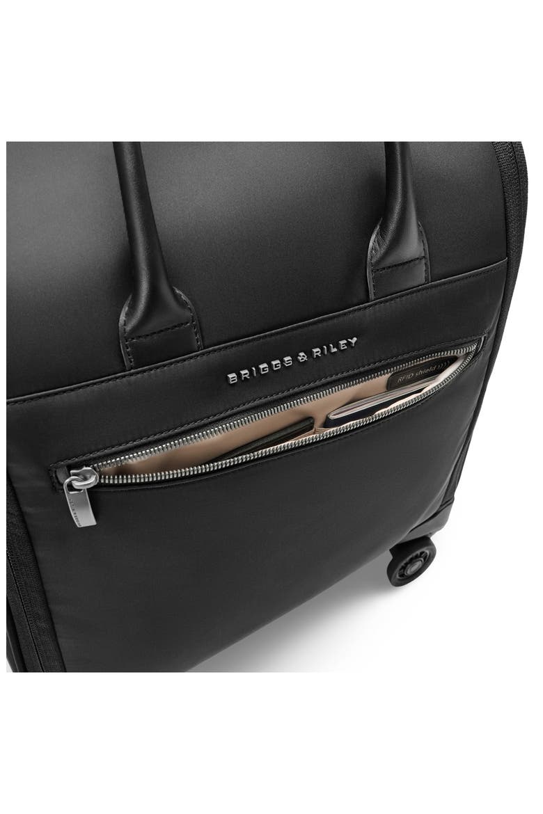 Rhapsody Cabin Spinner Carry-On Suitcase, Alternate, color, BLACK