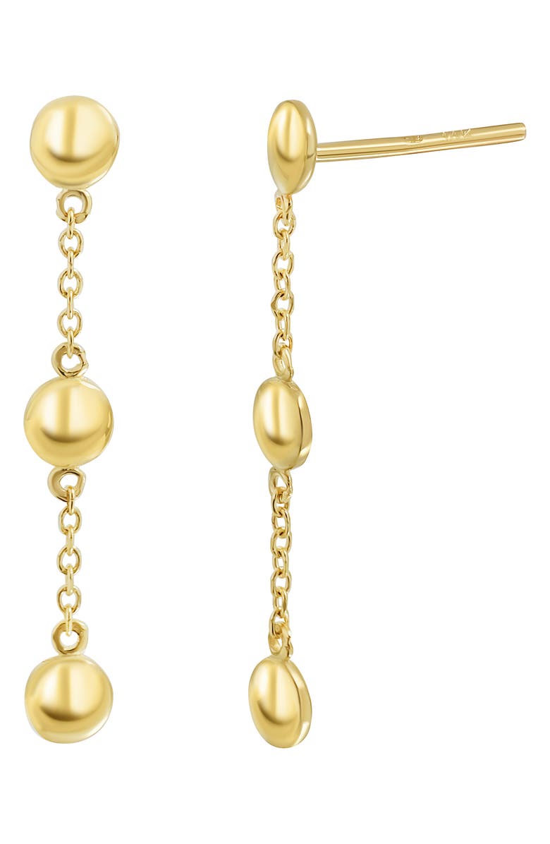 Bony Levy 14K Gold Mykonos Chain Drop Earrings, Main, color, 14K Yellow Gold