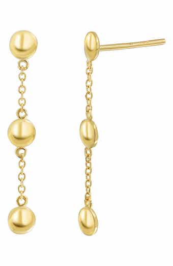 Bony Levy 14K Gold Mykonos Chain Drop Earrings