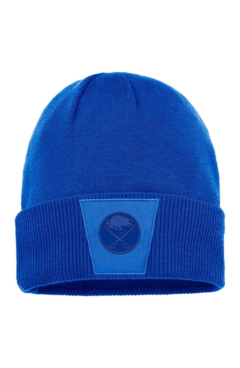 FANATICS Men's Fanatics Branded Royal Buffalo Sabres Authentic Pro Road Cuffed Knit Hat, Main, color, 