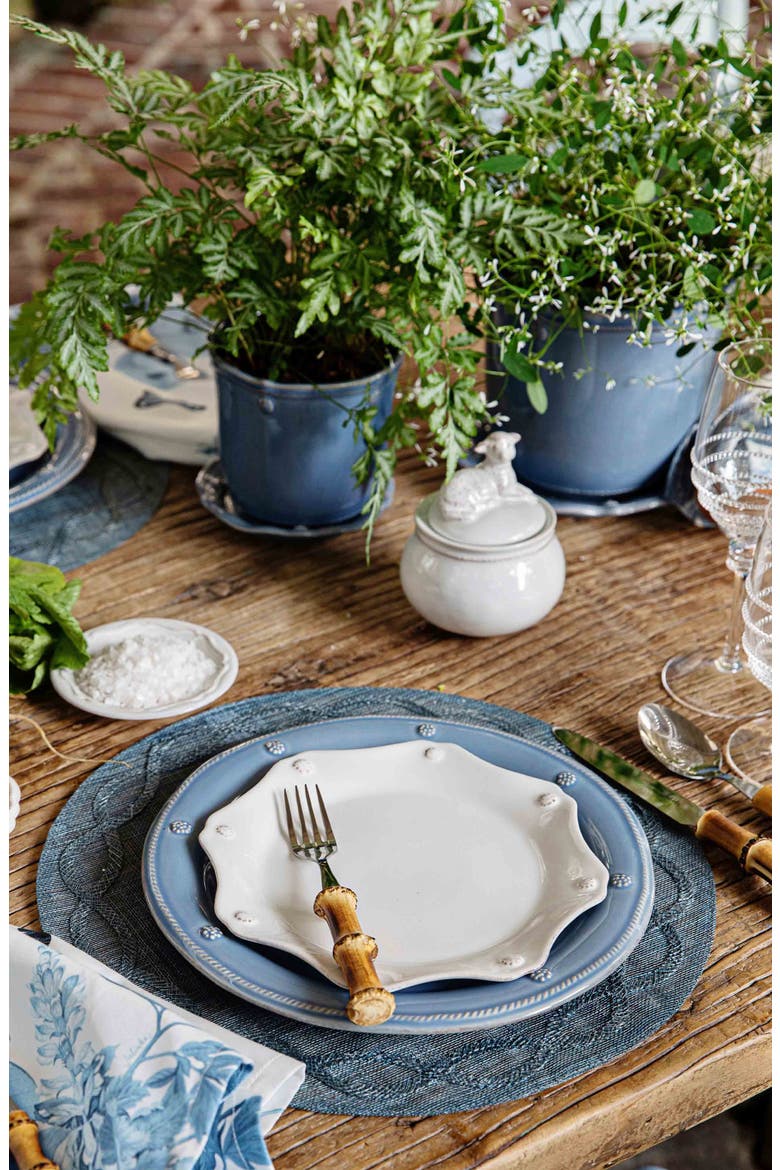 'Berry and Thread' Dinner Plate, Alternate, color, CHAMBRAY