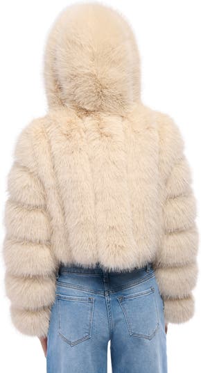 AZALEA WANG Jolene Hooded Faux Fur Jacket | Nordstrom