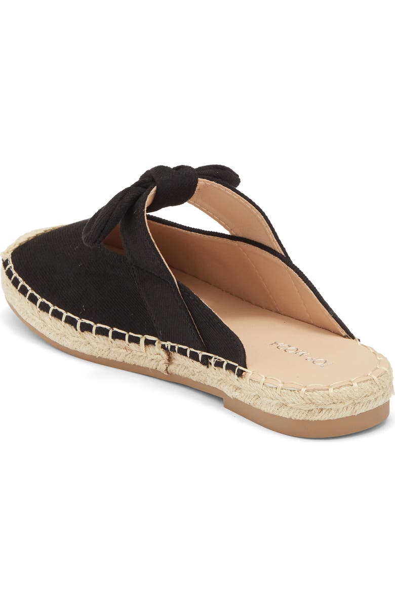 TOP MODA Brussels Denim Mule, Alternate, color, Black Denim