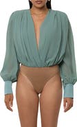 JLUXLABEL Refined Pleated Chiffon Top