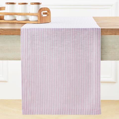 Linen Table Runner - Narrow Stripe