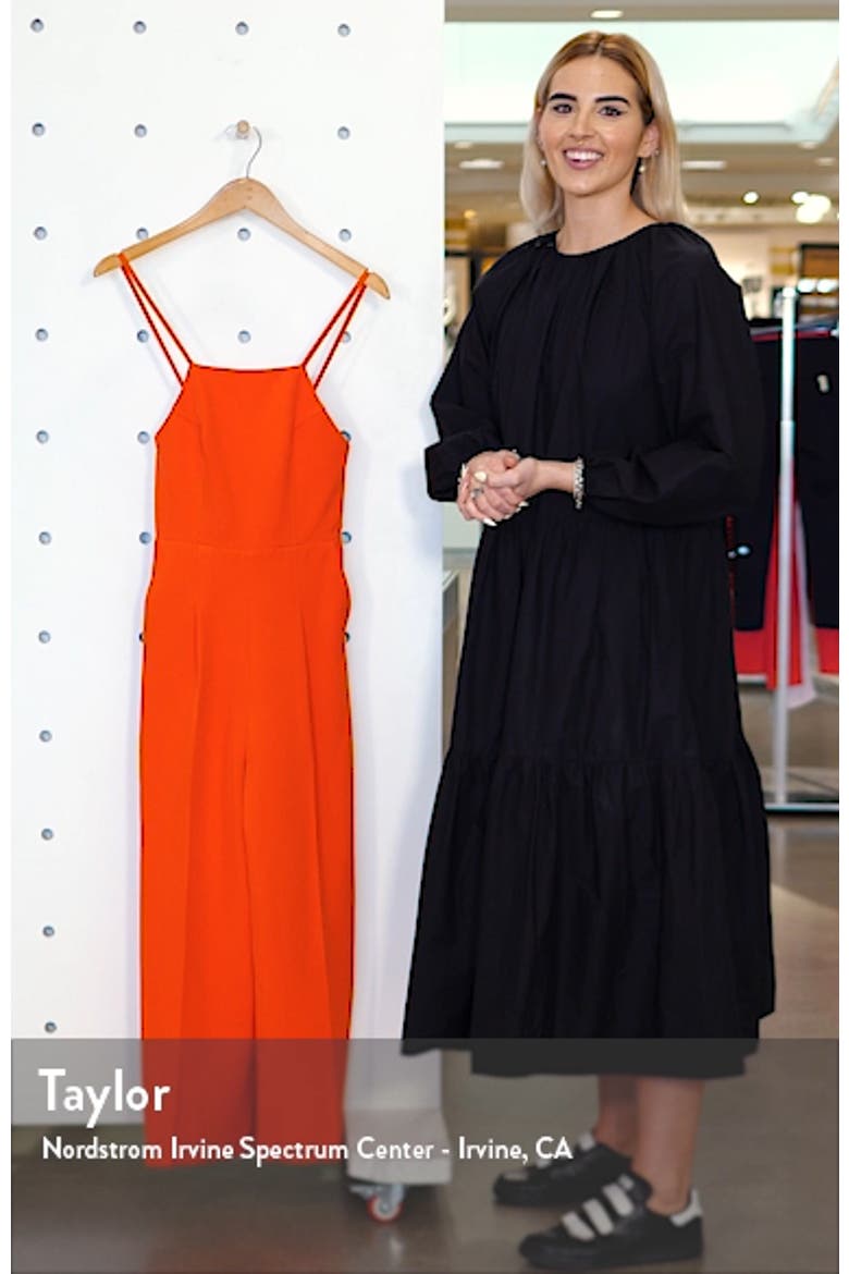 Strappy Back Wide Leg Jumpsuit video