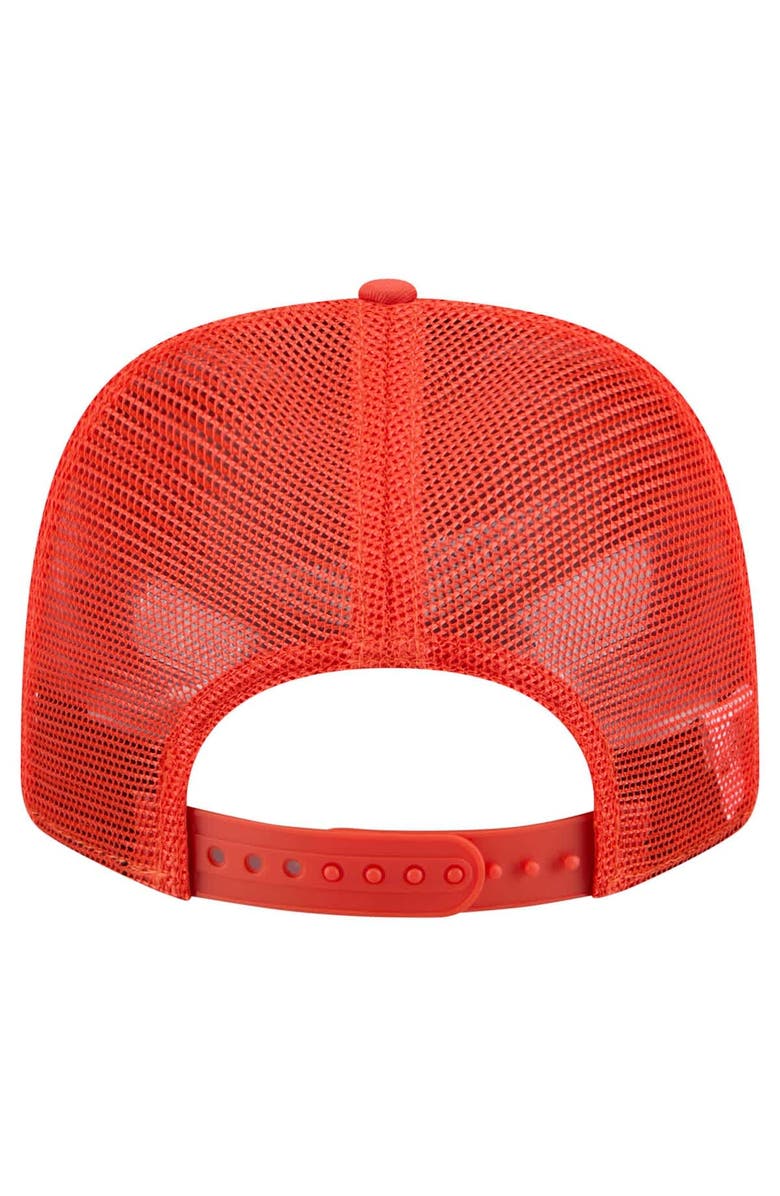 New Era Men's New Era Orange Clemson Tigers Primary 9SEVENTY Trucker Stretch-Snap Hat, Alternate, color, Orange