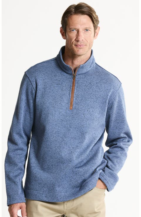Stretch Sweater Fleece Quarter Zip