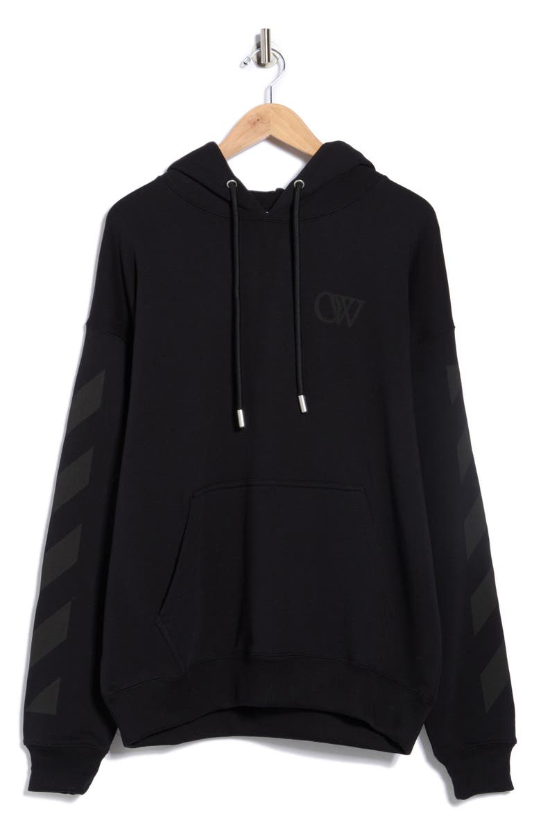 Off-White Diagonal Skate Hoodie, Main, color, Black-Black