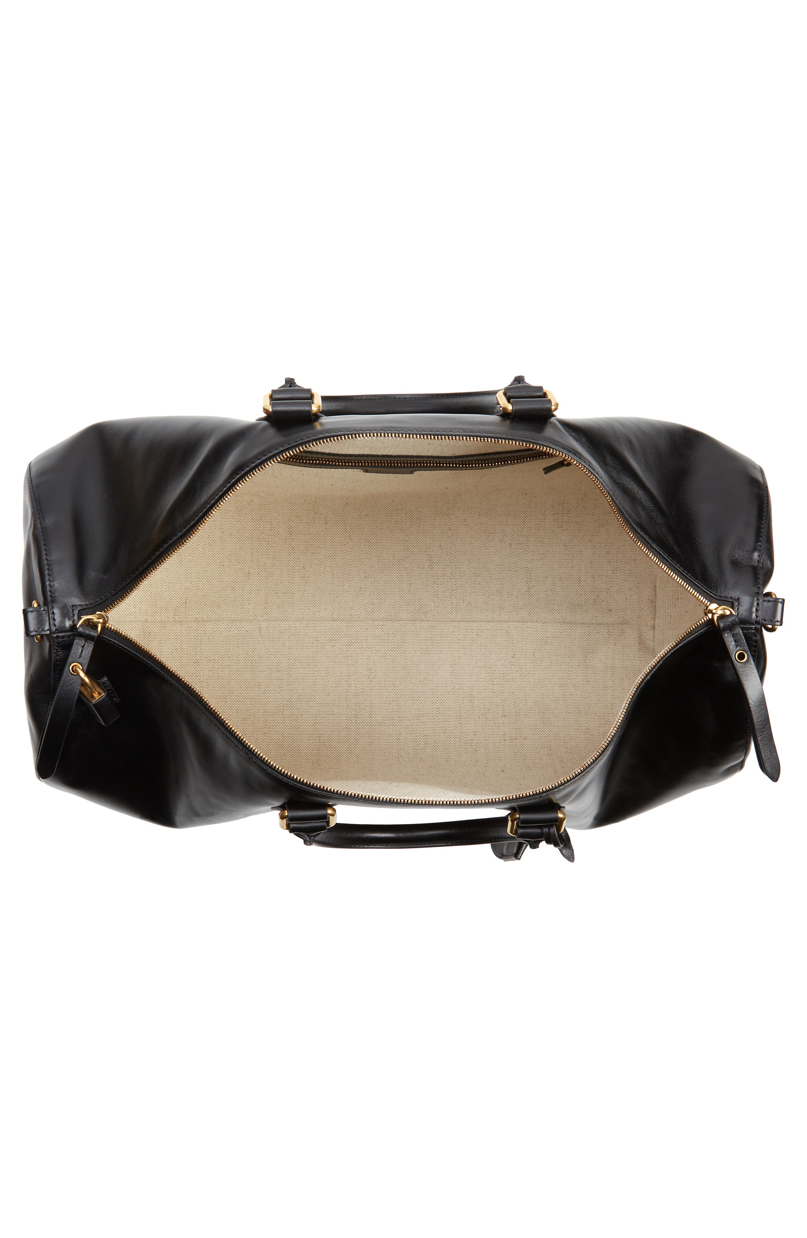 Khaite Pierre Weekender Leather Duffle Bag, Alternate, color, 