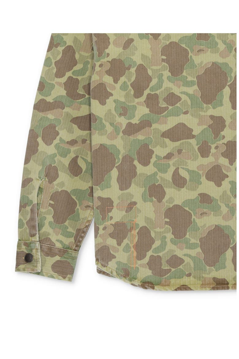 Kenny Cotton Camouflage Overshirt, Alternate, color, KAM