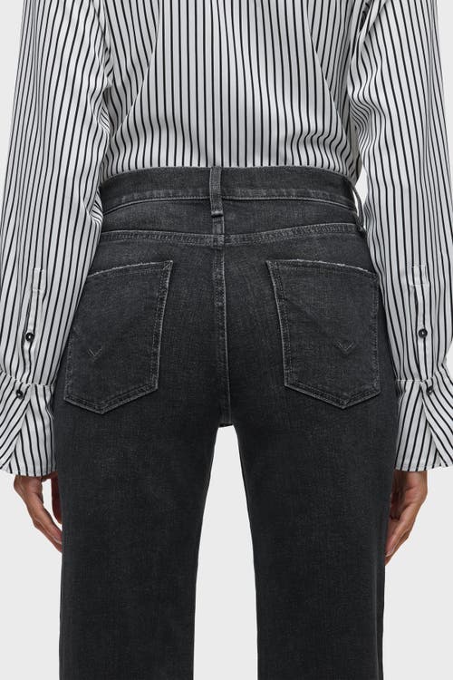 Hudson Jeans Remi High-rise Ankle W/ Wide Cuff In Black