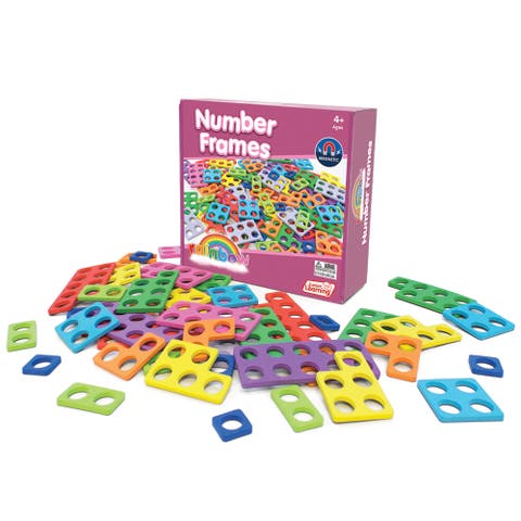 Rainbow Number Frames Magnetic Activities Learning Set