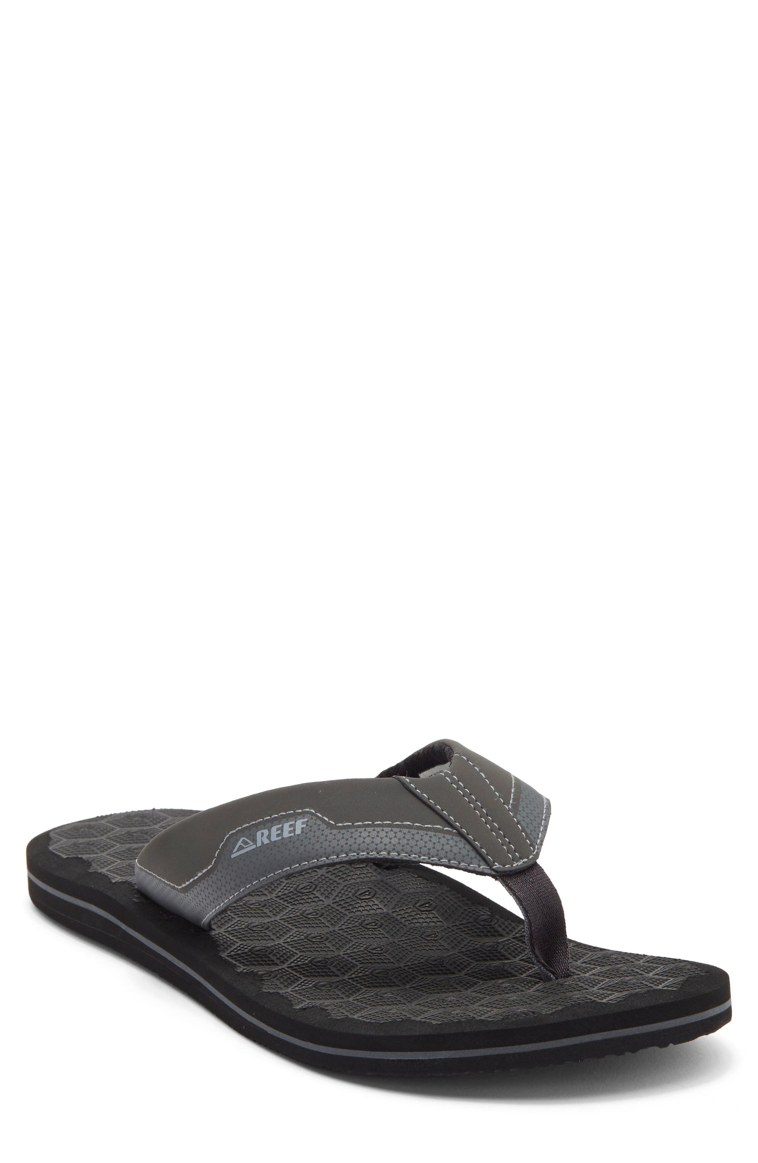 Reef The Ripper Flip Flop, Main, color, Dark Grey