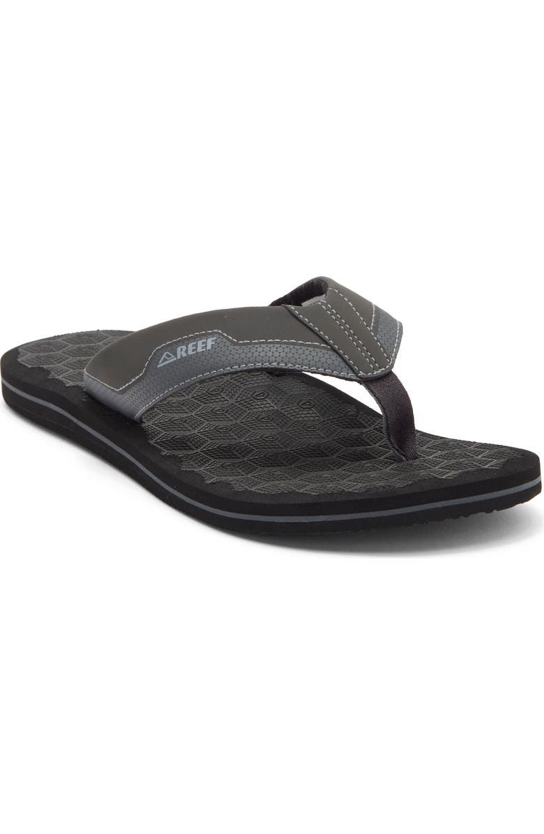 Reef The Ripper Flip Flop, Main, color, Dark Grey