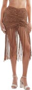 Capittana Claudia Metallic Cover-Up Skirt