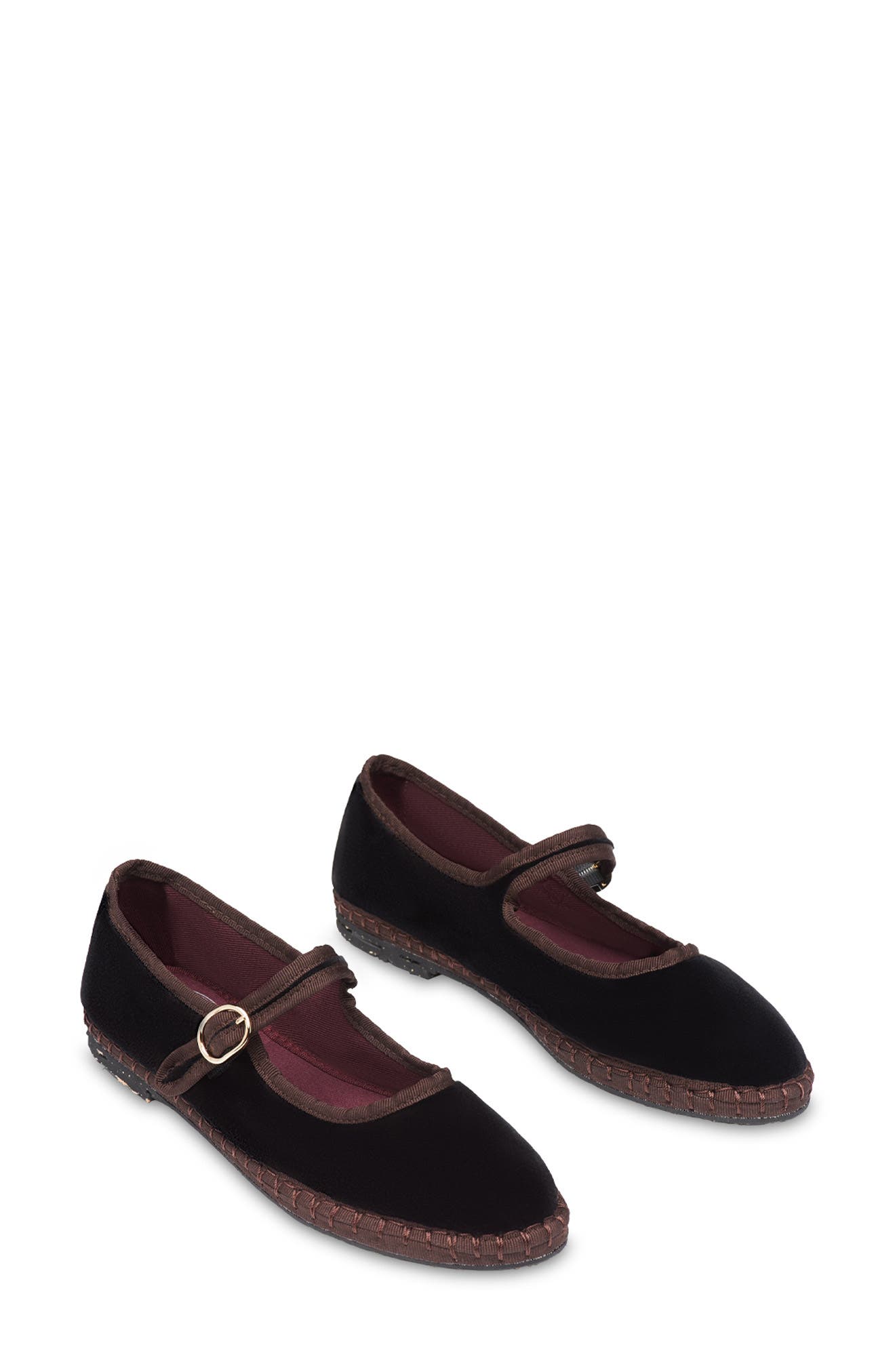 Flabelus Sethe Mary Jane Flat In Black