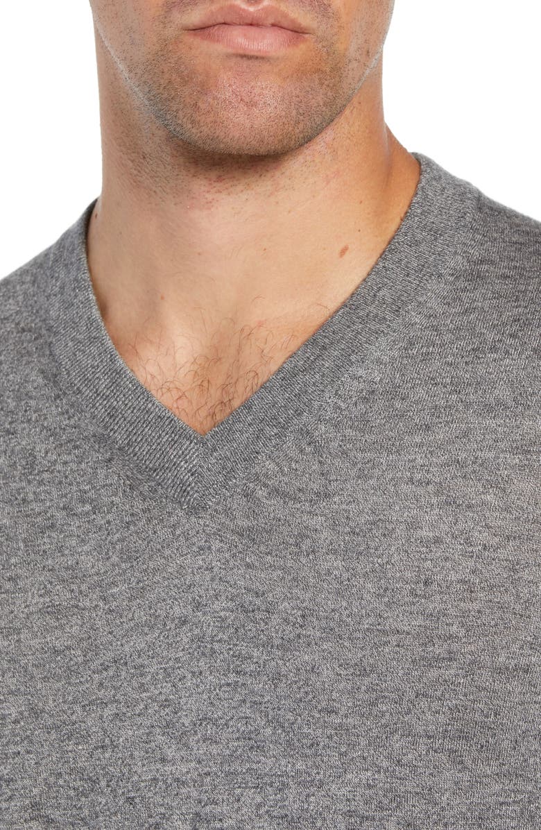 Ted Baker London Noel Slim Fit V-Neck Wool Blend Sweater, Alternate, color, 