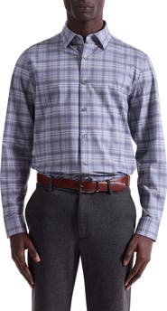 Bugatchi Jules OoohCotton® Plaid Button-Up Shirt