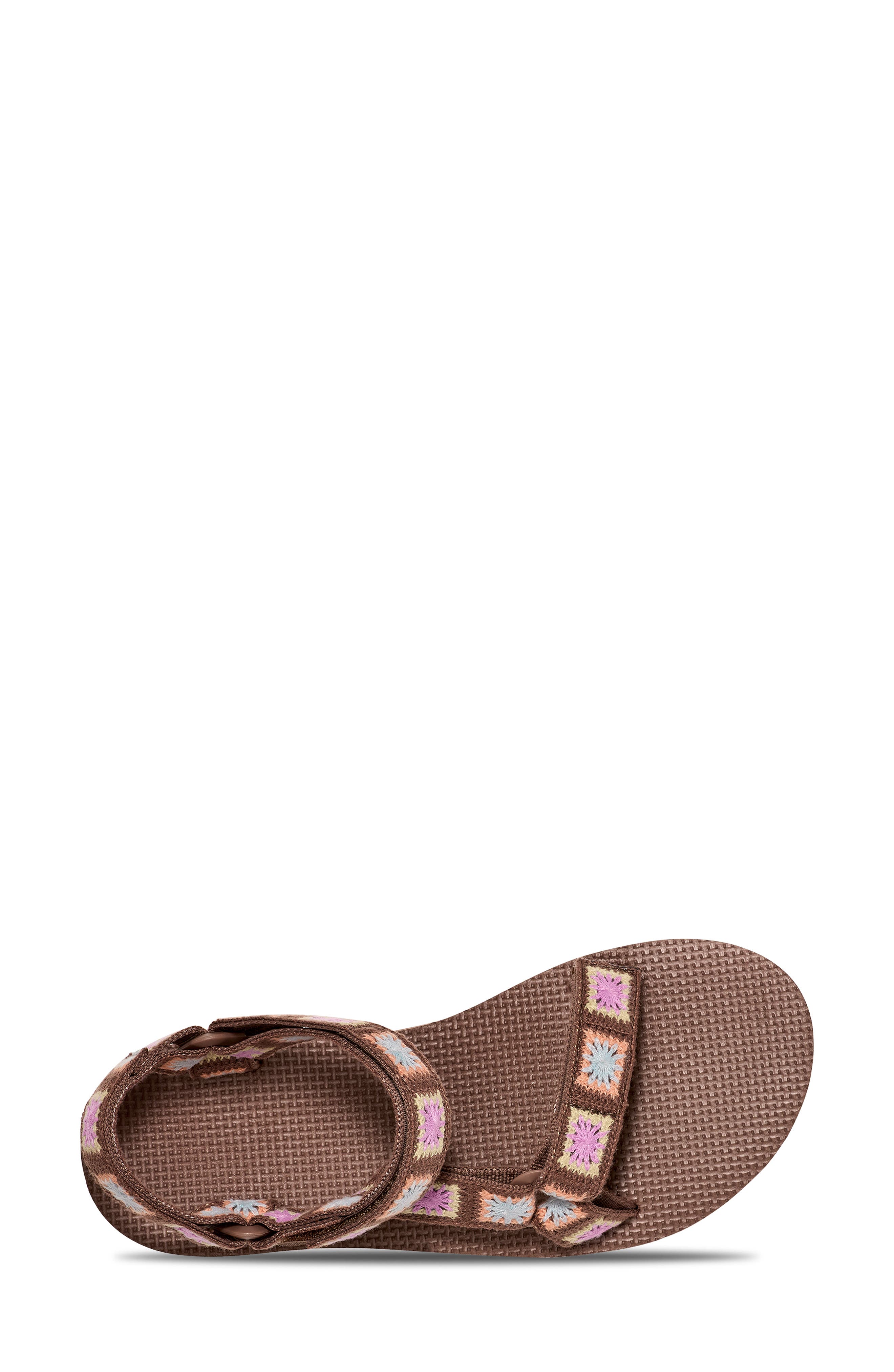 Teva Universal Crochet Flatform Sandal, Alternate, color, Unwind