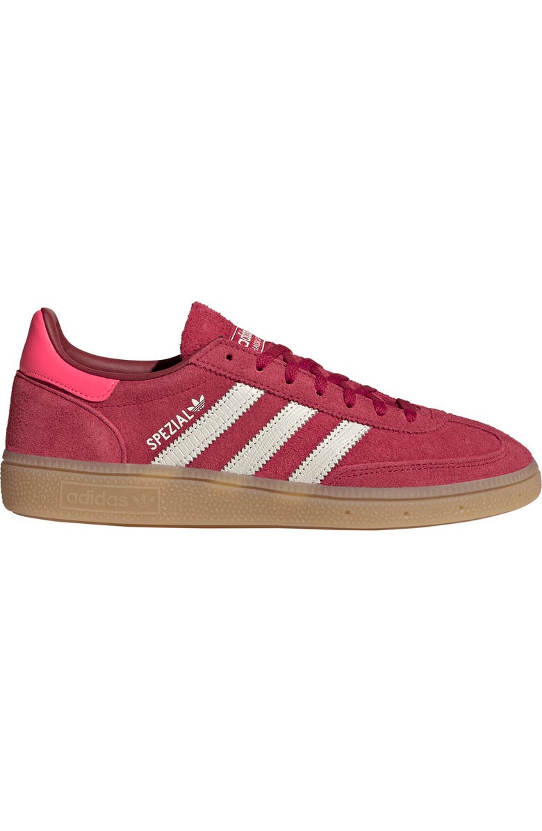 adidas Handball Spezial Sneaker, Alternate, color, Red/ Off White/ Solar Turbo