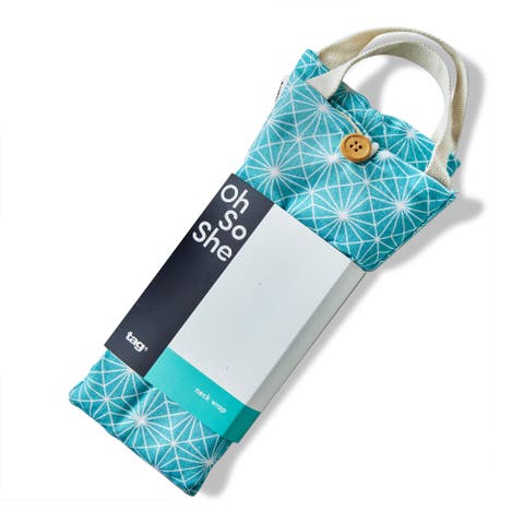 Starburst Warming Neck Wrap Aqua Cotton Everyday