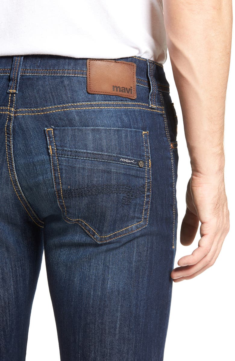 Mavi Jeans Zach Straight Leg Jeans, Alternate, color, Dark Maui