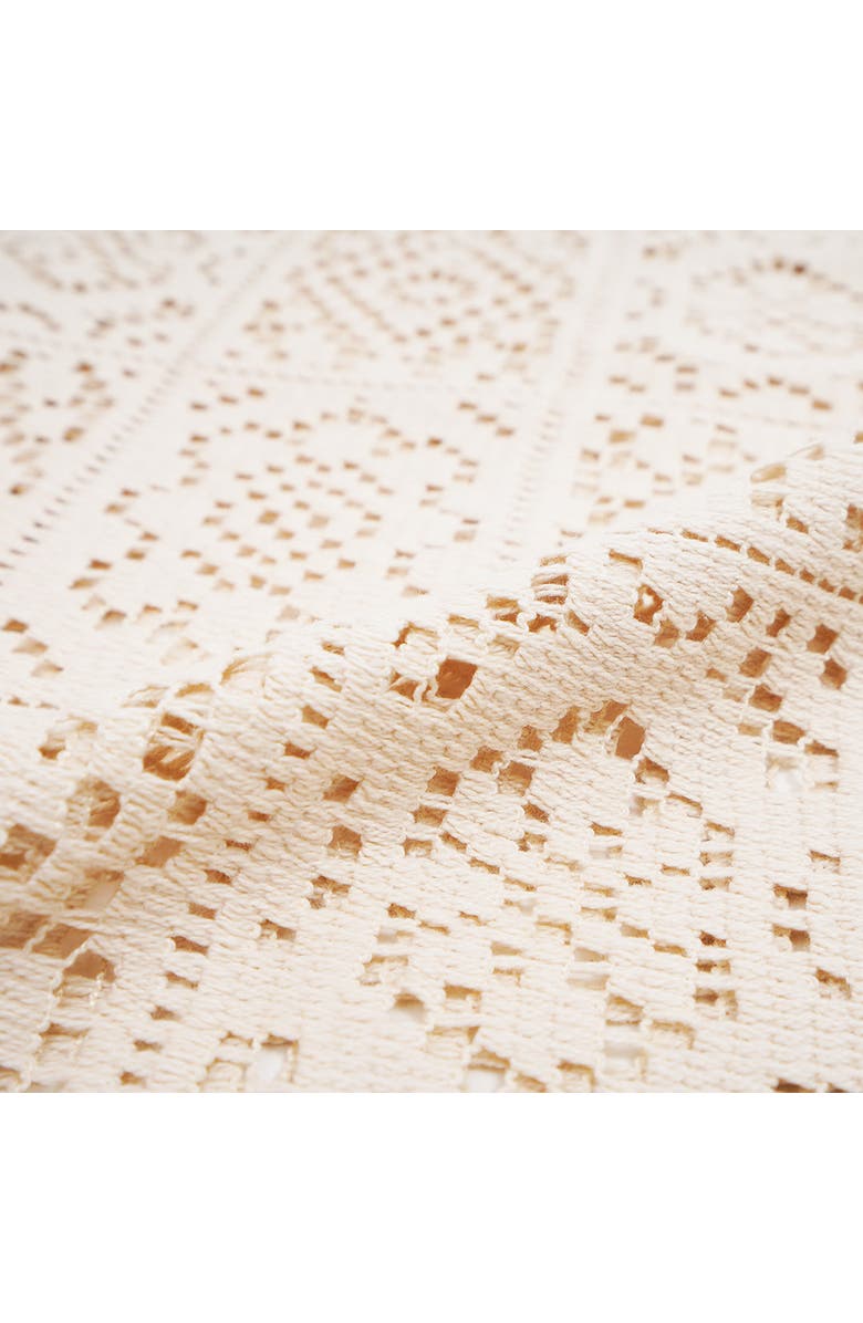 VERYRARE Solar Crocheted Shirt, Alternate, color, Beige