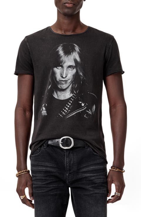 Tom Petty Raw Edge Graphic T-Shirt
