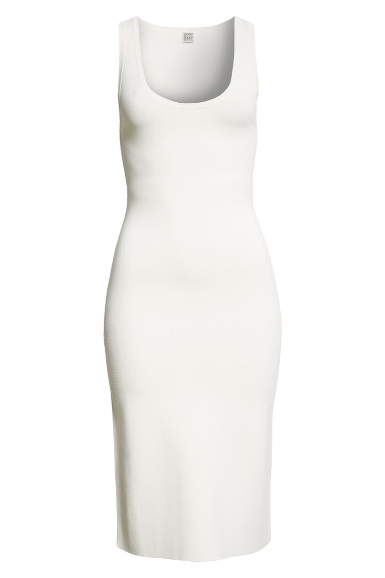 Midi Tank Dress, Alternate, color, WHITE