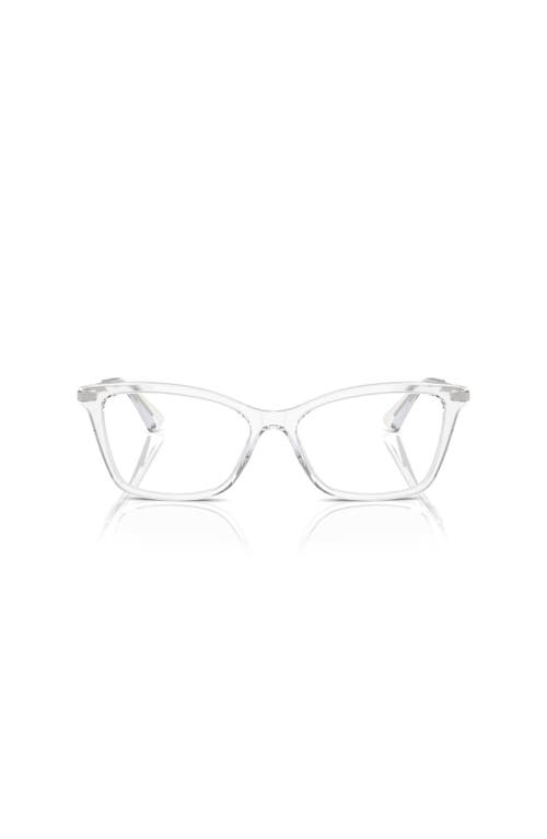 Dolce & Gabbana Dolce&gabbana 56mm Rectangle Optical Glasses In White