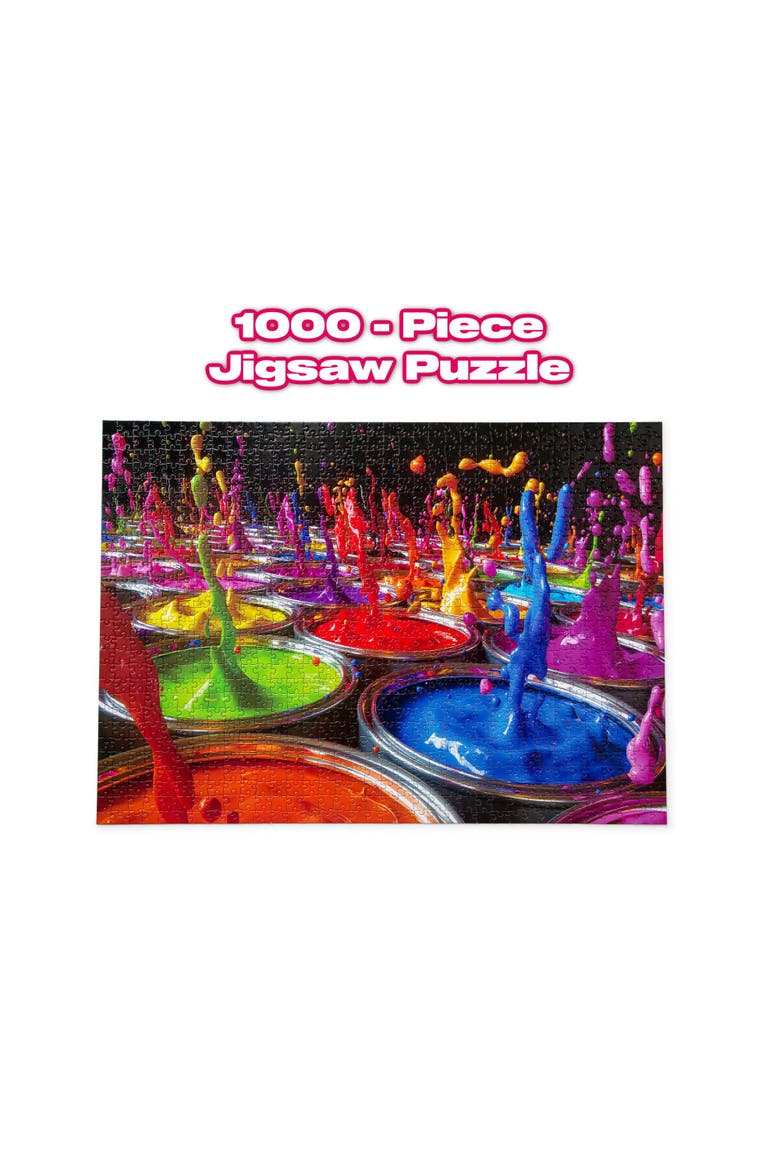 Paint Splash 1000 Piece Jigsaw Puzzle, Main, color, Multi-Color