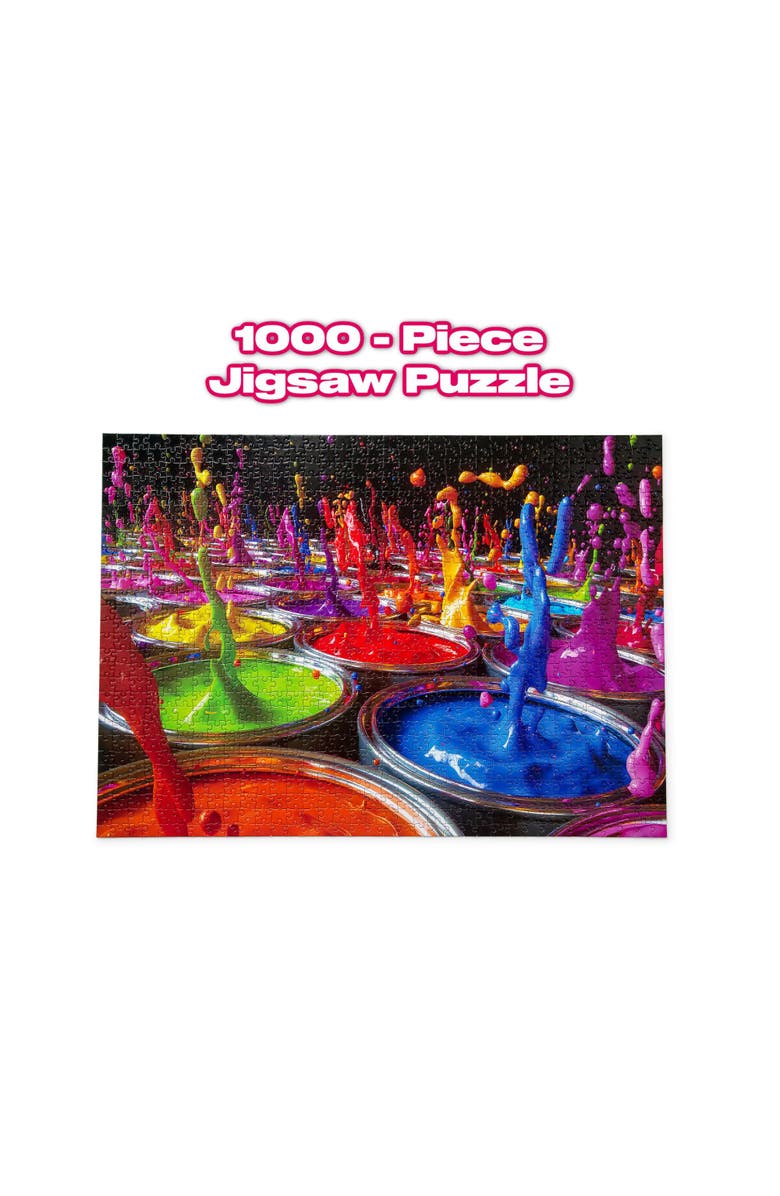 Toynk Paint Splash 1000 Piece Jigsaw Puzzle, Main, color, Multi-Color