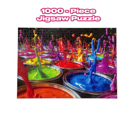 Paint Splash 1000 Piece Jigsaw Puzzle