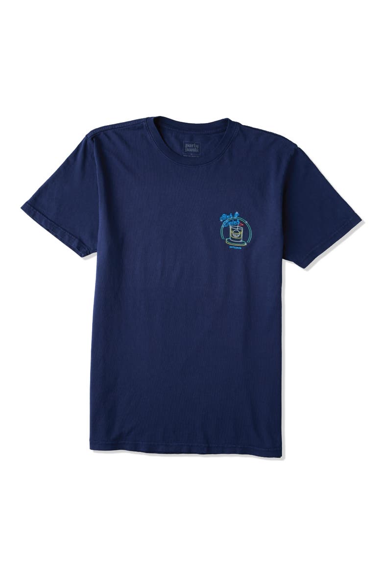 Sink n Drink Graphic T-shirt, Main, color, NAVY BLUE