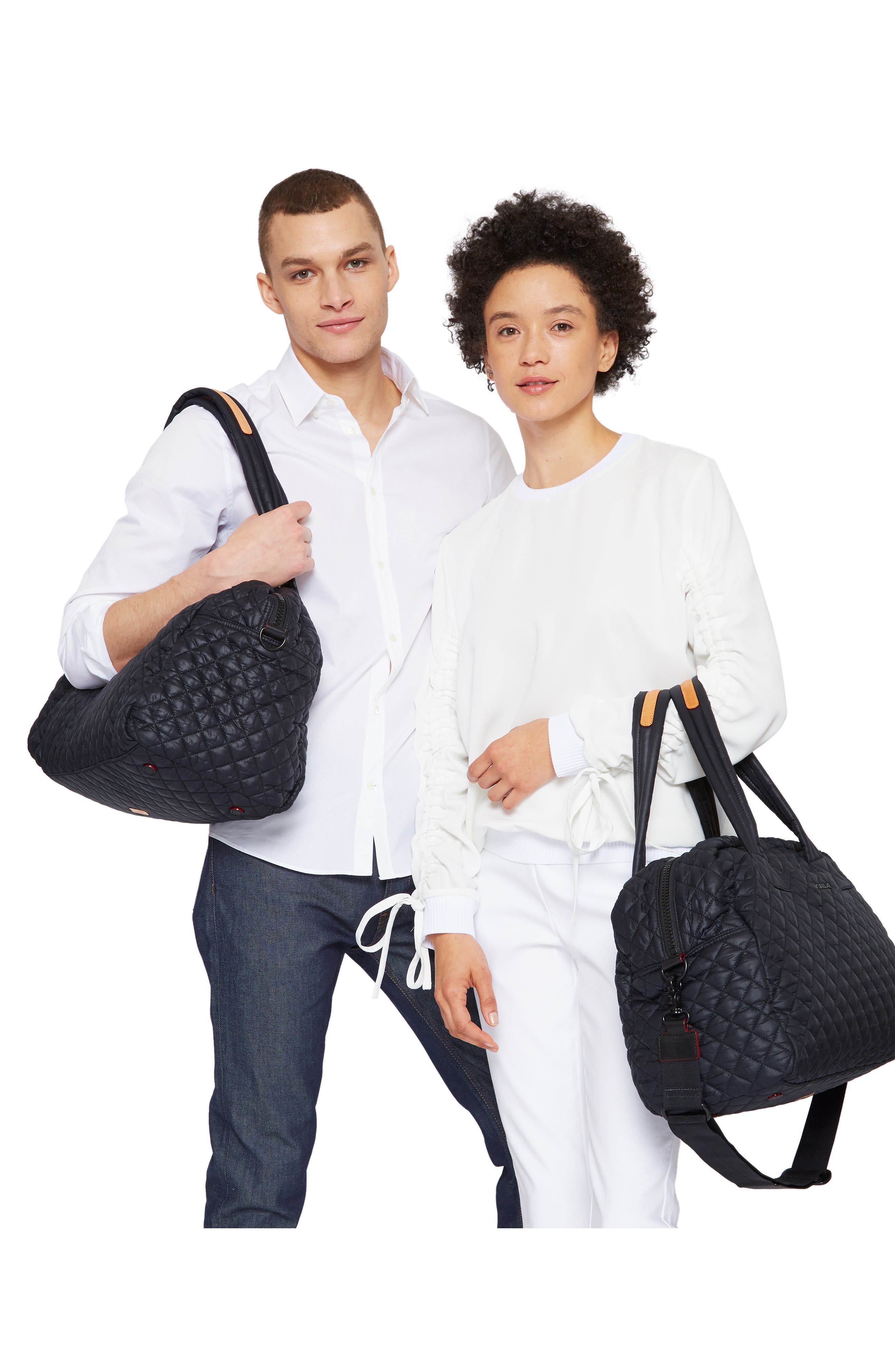 MZ Wallace Jimmy Quilted Nylon Bag, Alternate, color, 