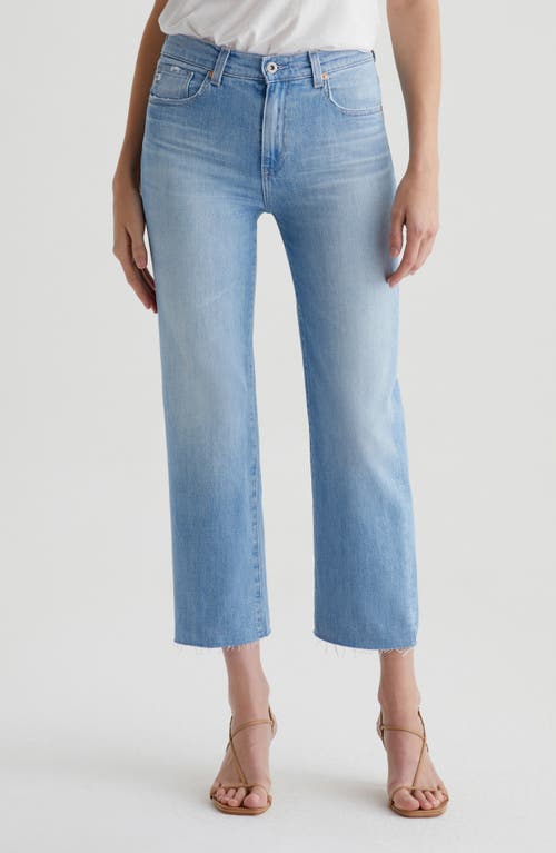 Ag Brinley Mid Rise Crop Straight Leg Jeans In Dana Point
