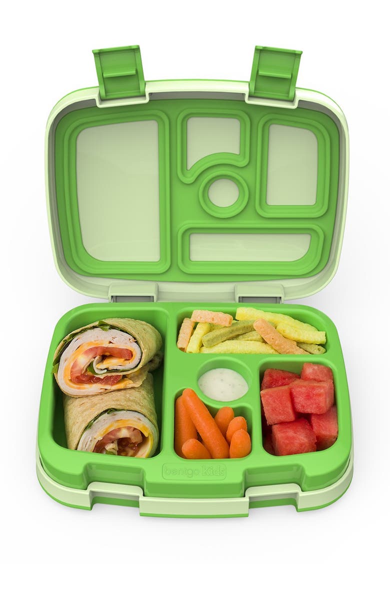 BENTGO 2-Pack of Children's Lunch Box - Blue, Alternate, color, Green