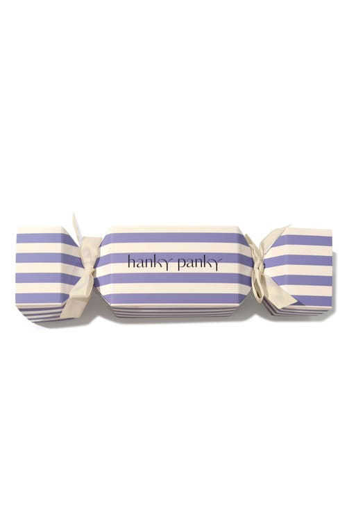Hanky Panky Holiday Cracker Assorted 5-pack Original Rise Thongs In Multi