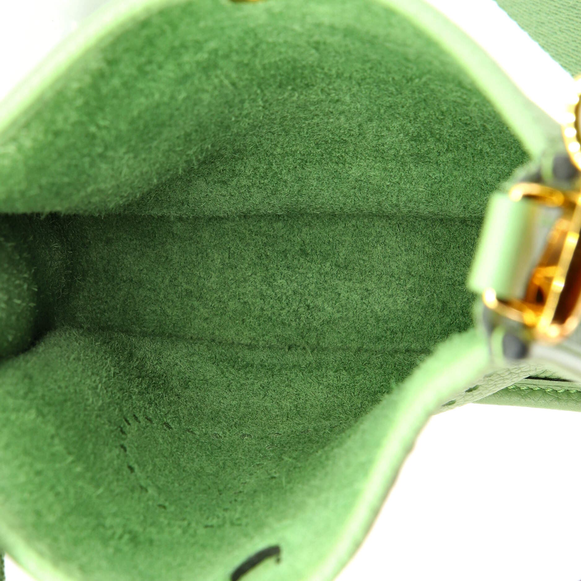 Pre-Owned Hermes Evelyne Bag Gen III Clemence TPM, Alternate, color, Vert Criquet