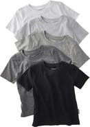 BUTTERBLU Taylor Assorted 5-Pack Organic Cotton T-Shirts